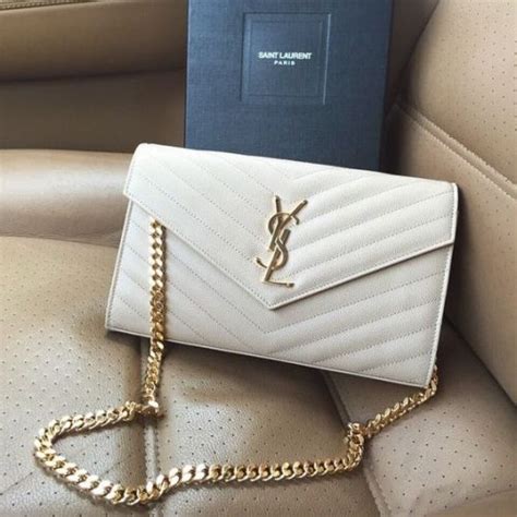 saint laurent black and white bag|yves saint laurent white bag.